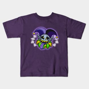 Jevil Face (V2) Kids T-Shirt